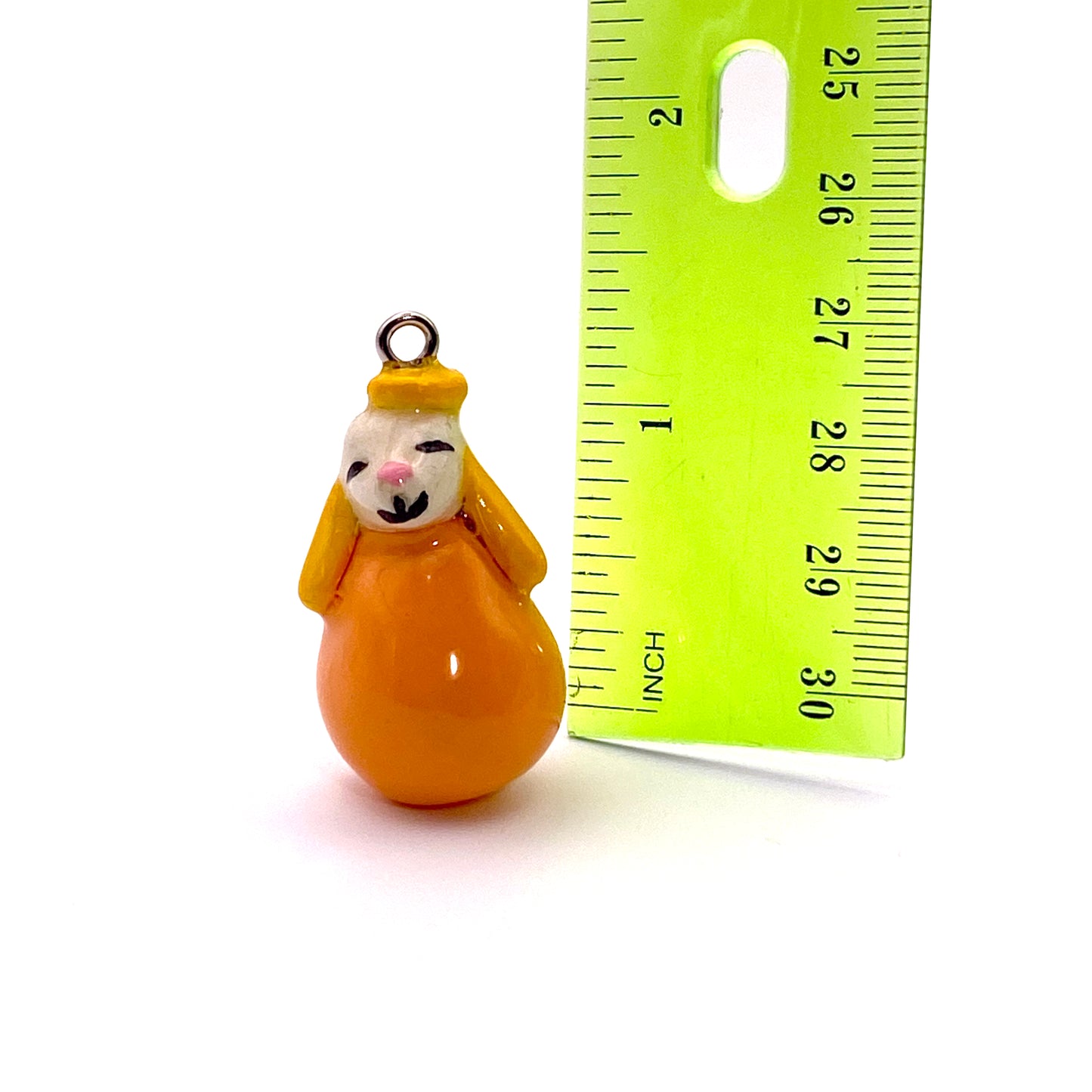 Cute Sheep Clay Figurine Keychain - Handmade by Yuncraft - YunCraft