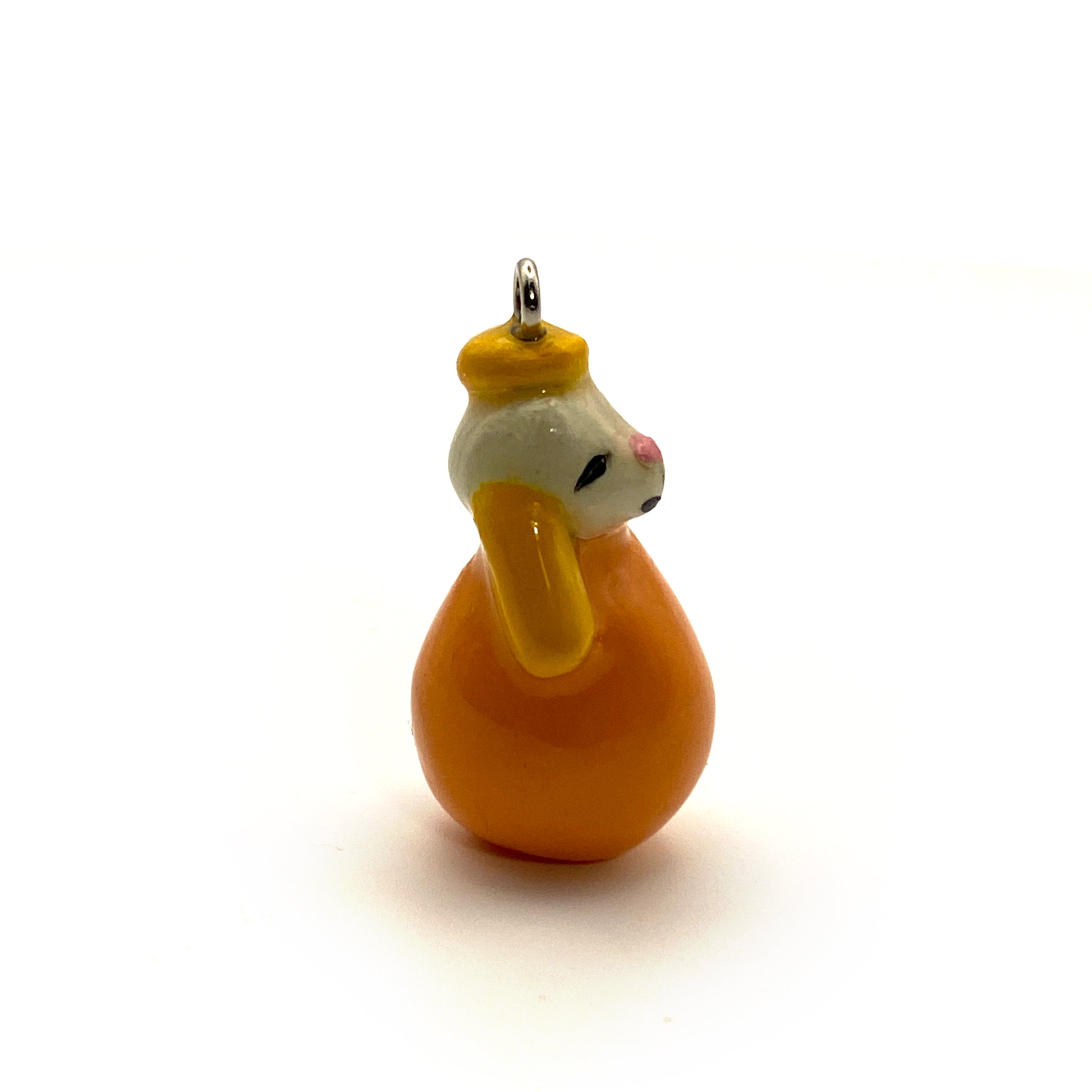 Cute Sheep Clay Figurine Keychain - Handmade by Yuncraft - YunCraft